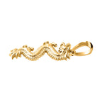 375 Gold Drachen Anhänger, ca. 1,41g