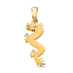 375 Gold Drachen Anhänger, ca. 1,41g