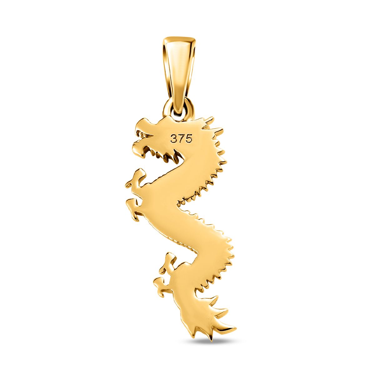 375 Gold Drachen Anhänger, ca. 1,41g