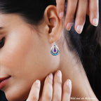 Royal Bali - Afrikanische Amethyst, Abalone Muschel Ohrringe 925 Silber