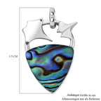 Royal Bali Kollektion- Abalone Muschel Anhänger in 925 Silber