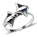 Royal Bali - Abalone Muschel Ring, 925 Silber (Größe 17.00)
