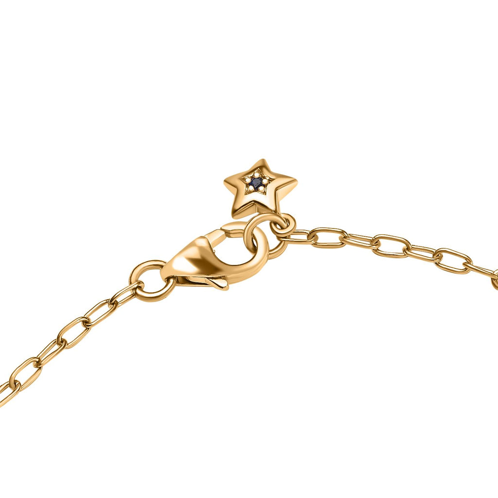 GP Italienische Garten Kollektion - AA Afrikanischer Amethyst Armband ca. 19 cm 925 Silber Gelbgold Vermeil ca. 49.82 ct