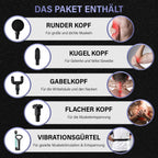 Massagepistole mit Anti-Cellulite-Vibrationsgürtel und 4 weitere Modi