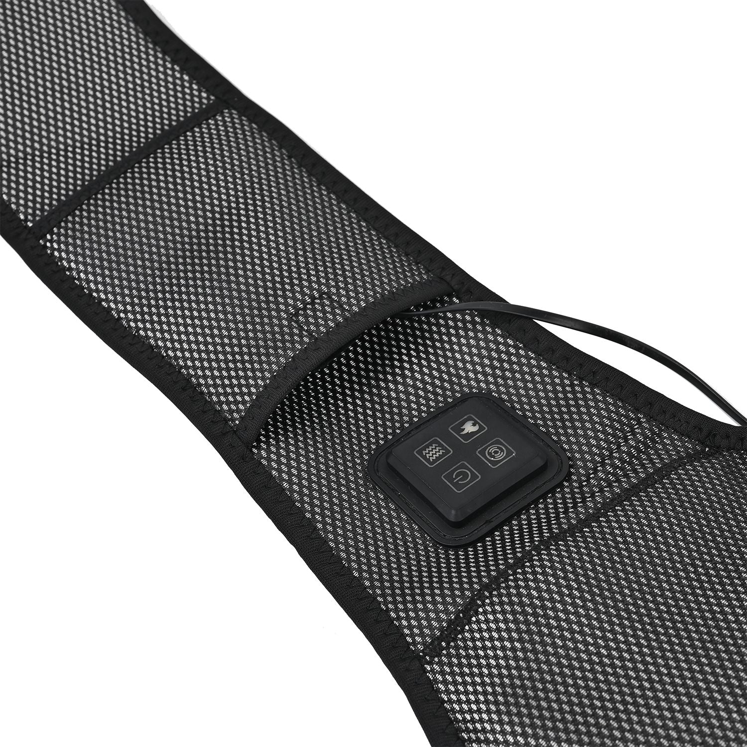 Wärmemassage-Gürtel mit Luftdrucktechnologie, kompatibel mit Powerbank (nicht enthalten), 19x120 cm