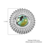 Sierra Nevada Türkis Ohrringe, 925 Silber platiniert ca. 1.20 ct