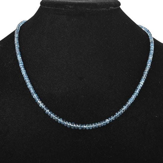 Rhapsody AAAA Santamaria Aquamarin Halskette ca. 45 cm 950 Platin ca. 60,00 ct.