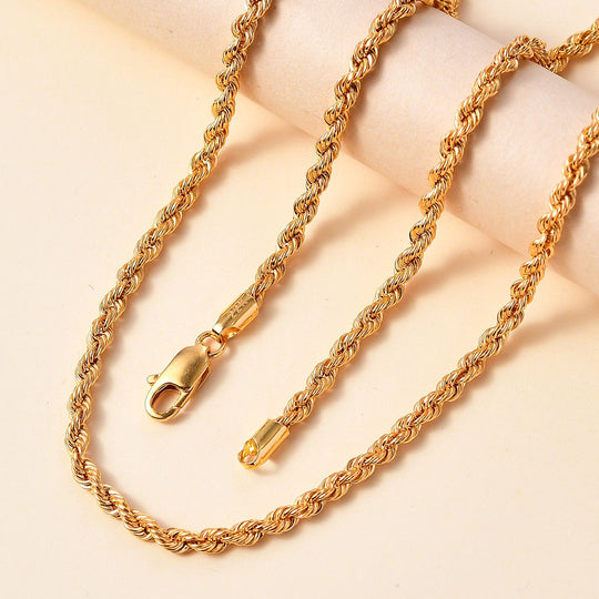 Kordelkette, 916 Gelbgold  ca. 50 cm ca. 4,53g