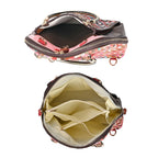 Chaos by Elsie - 100% Echtleder gewebter Tasche mit RFID schutz, 31x28x12 cm, Gewebt