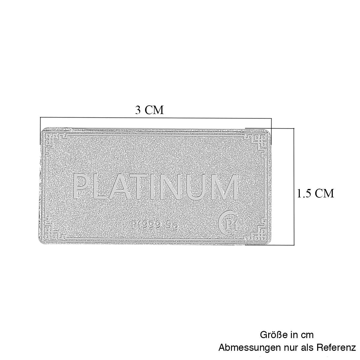 999 Platin Barren, ca. 5,00g