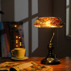 Mosaik-Tischlampe, Größe:26x25x35cm, mehrfarbig, Glühbirne nicht enthalten