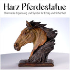 Harz Home Dekor, 15.5x13x25.5cm, Pferd