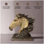 Harz Home Dekor, 15.5x13x25.5cm, Pferd