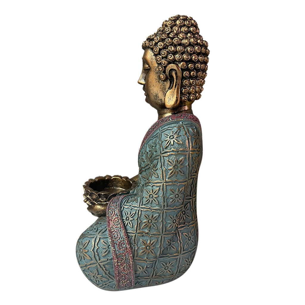 Harz Home Dekor, 15.5x13x25.5cm, Buddha
