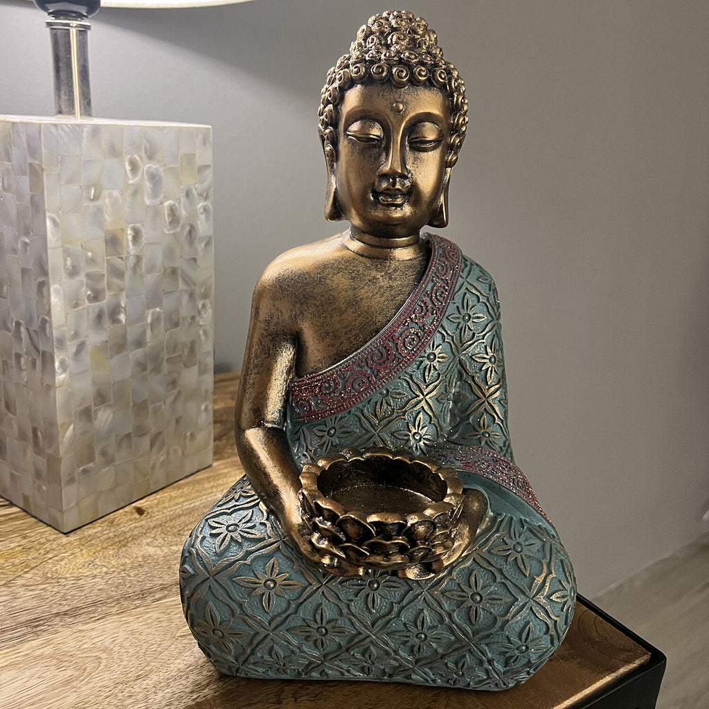 Harz Home Dekor, 15.5x13x25.5cm, Buddha
