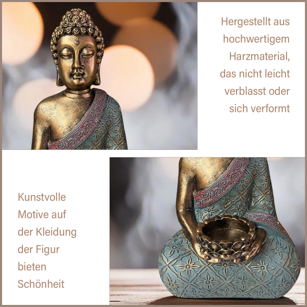 Harz Home Dekor, 15.5x13x25.5cm, Buddha