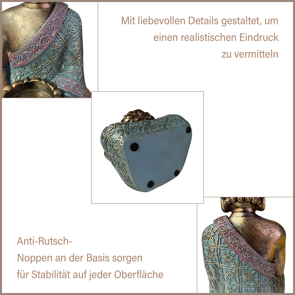 Harz Home Dekor, 15.5x13x25.5cm, Buddha