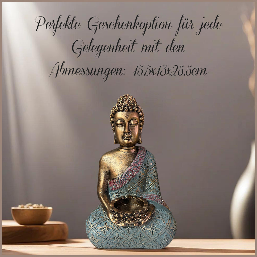 Harz Home Dekor, 15.5x13x25.5cm, Buddha