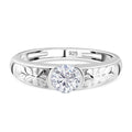Lustro Stella - Weißer Zirkonia Ring, 925 Silber (Größe 16.00) ca. 0.89 ct