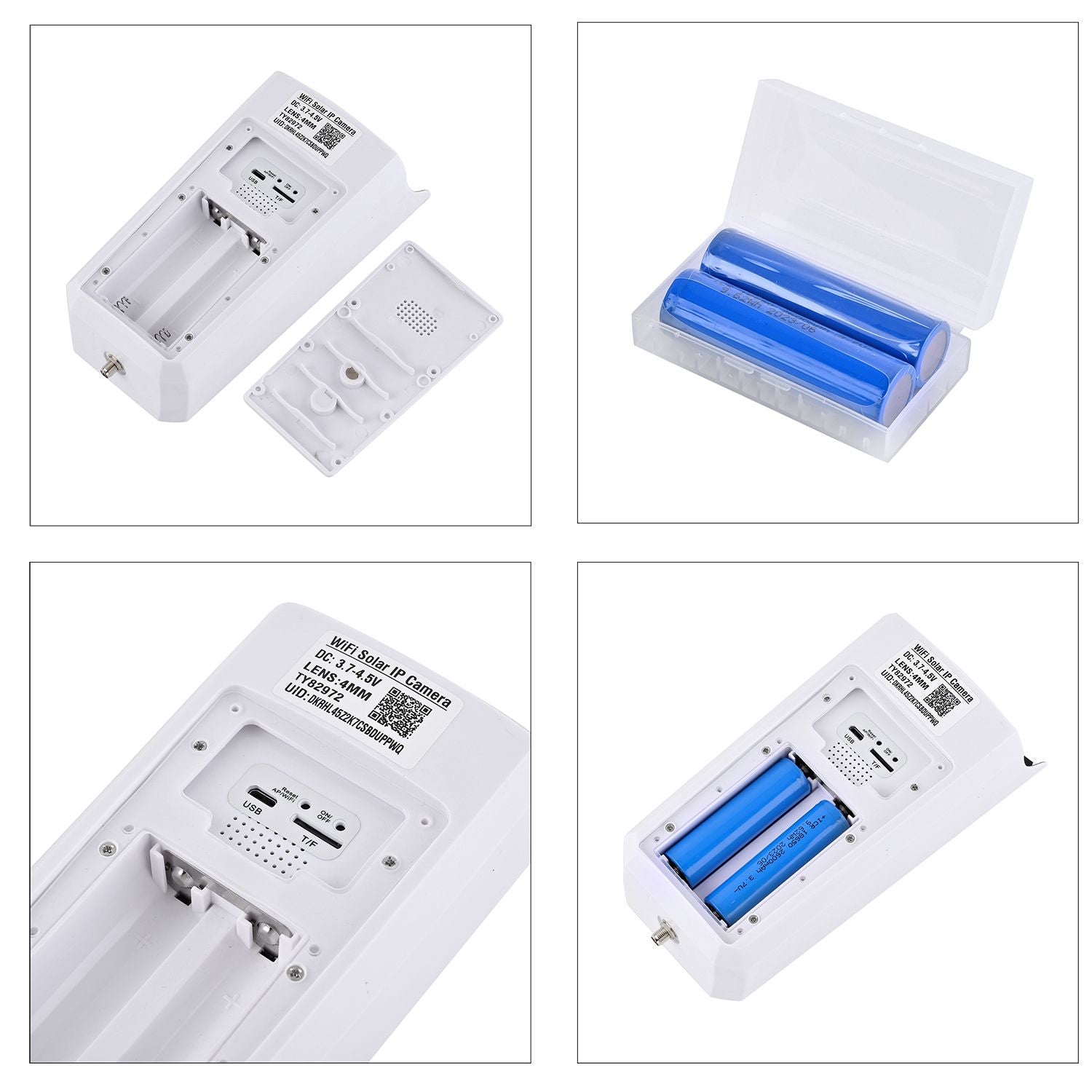 WIFI Solar Bullet Kamera, unterstützt 2.4G WIFI, 2.0MP Auflösung, Objektiv, 3.6mm feste Linse
