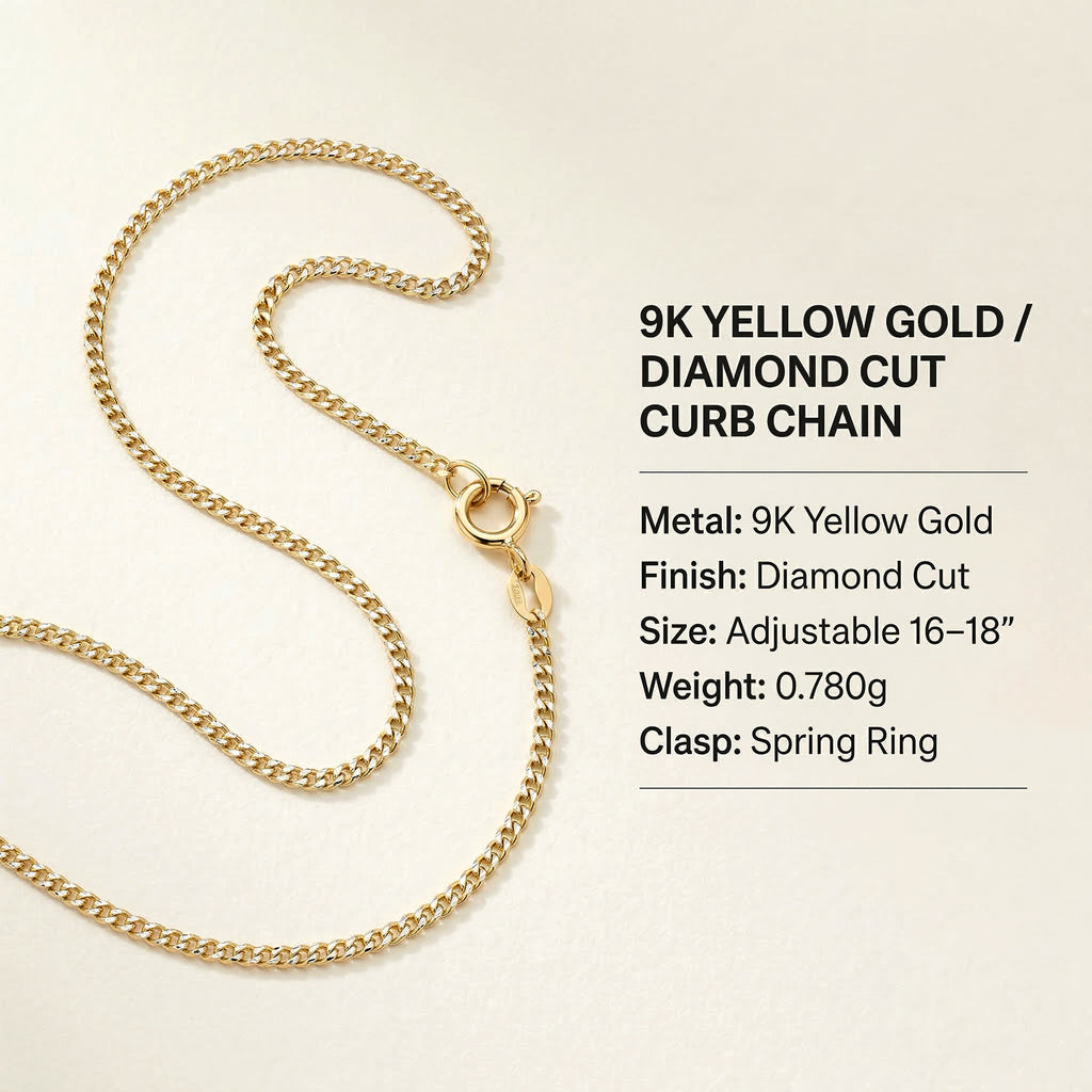 Hatton Garden Closeout - 375 Gold Panzerkette ca. 45 cm ca.