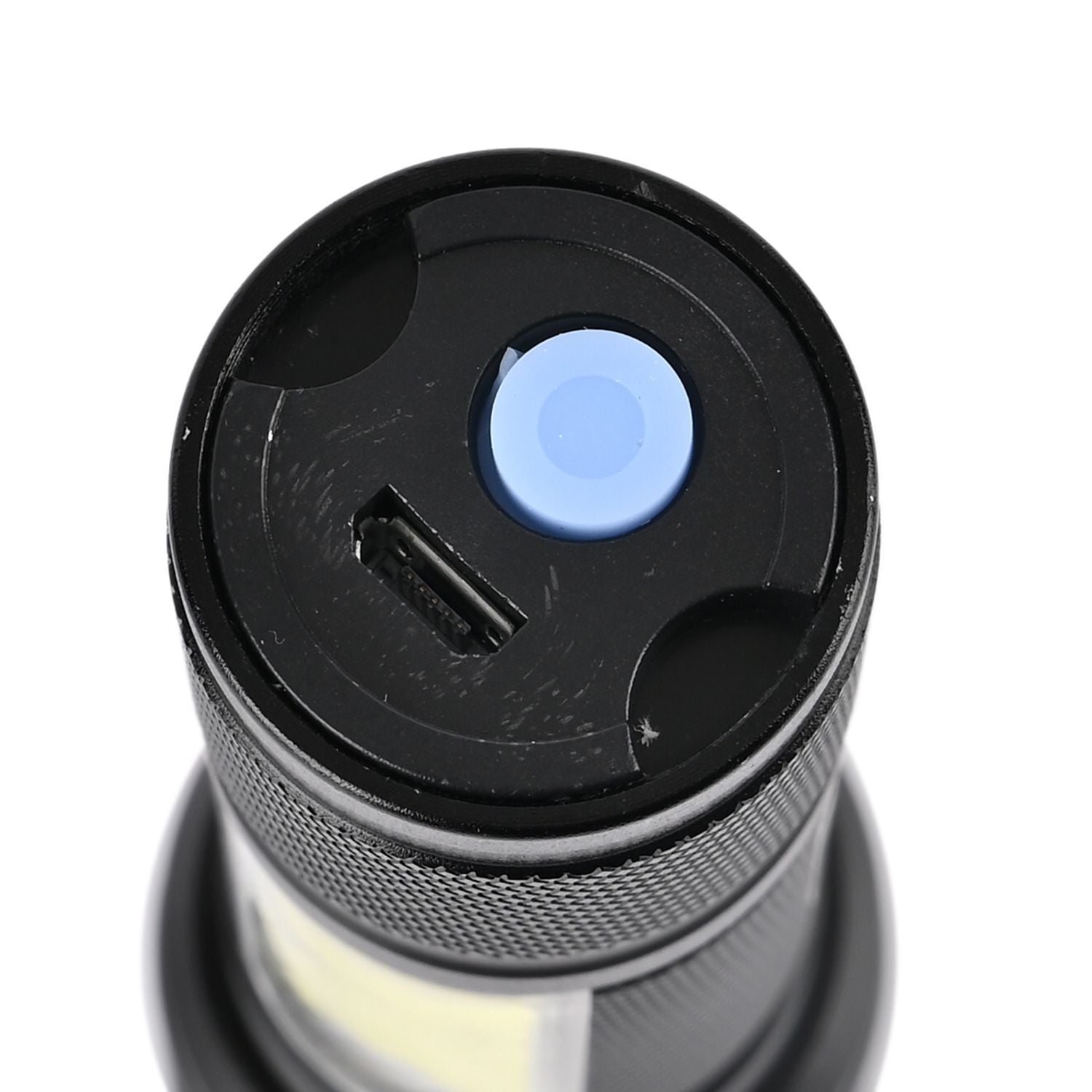 Vielseitige Multifunktions-LED-Taschenlampe mit COB-Seitenlicht, Zoom, Wasserdicht, 1200mAh Akku, Typ-C USB