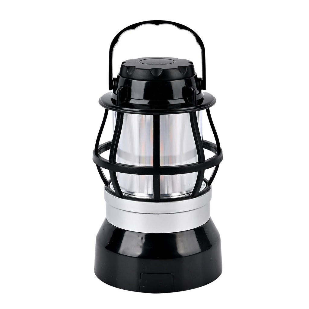Tragbare Campinglaterne mit LED Beleuchtung, 360-Grad-Abdeckung, 2 Farbtemperaturen, batteriebetrieben