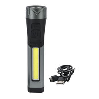 Wiederaufladbare Taschenlampe  mit drehbarem LED-Kopf mit 3 Beleuchtungsmodi