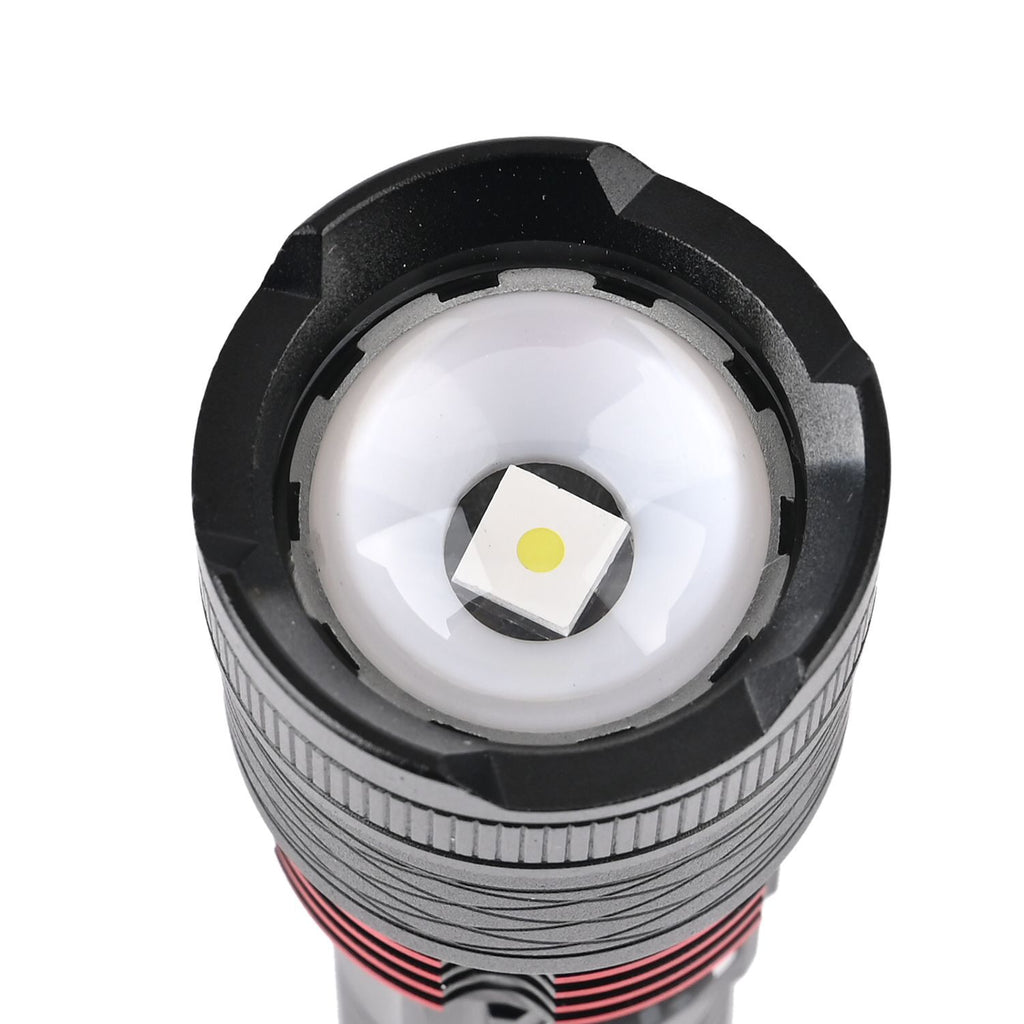 Hochleistungs LED-Taschenlampe mit Zoom-Funktion mit 3 Beleuchtungsmodi