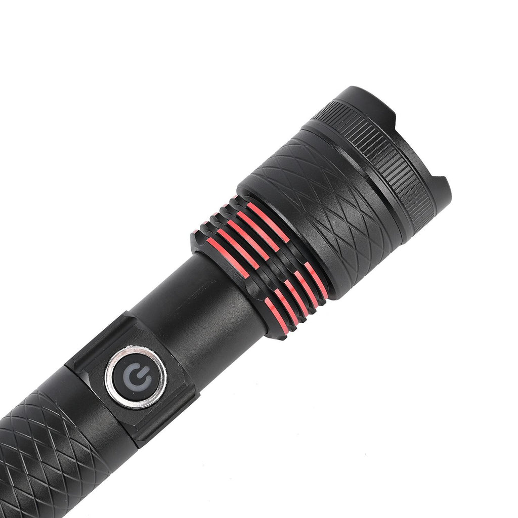 Hochleistungs LED-Taschenlampe mit Zoom-Funktion mit 3 Beleuchtungsmodi