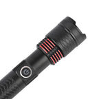 Hochleistungs LED-Taschenlampe mit Zoom-Funktion mit 3 Beleuchtungsmodi