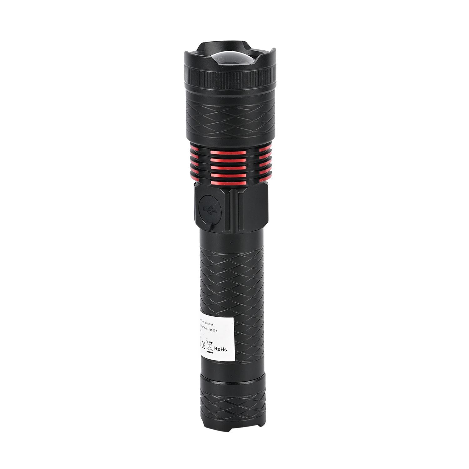 Hochleistungs LED-Taschenlampe mit Zoom-Funktion mit 3 Beleuchtungsmodi