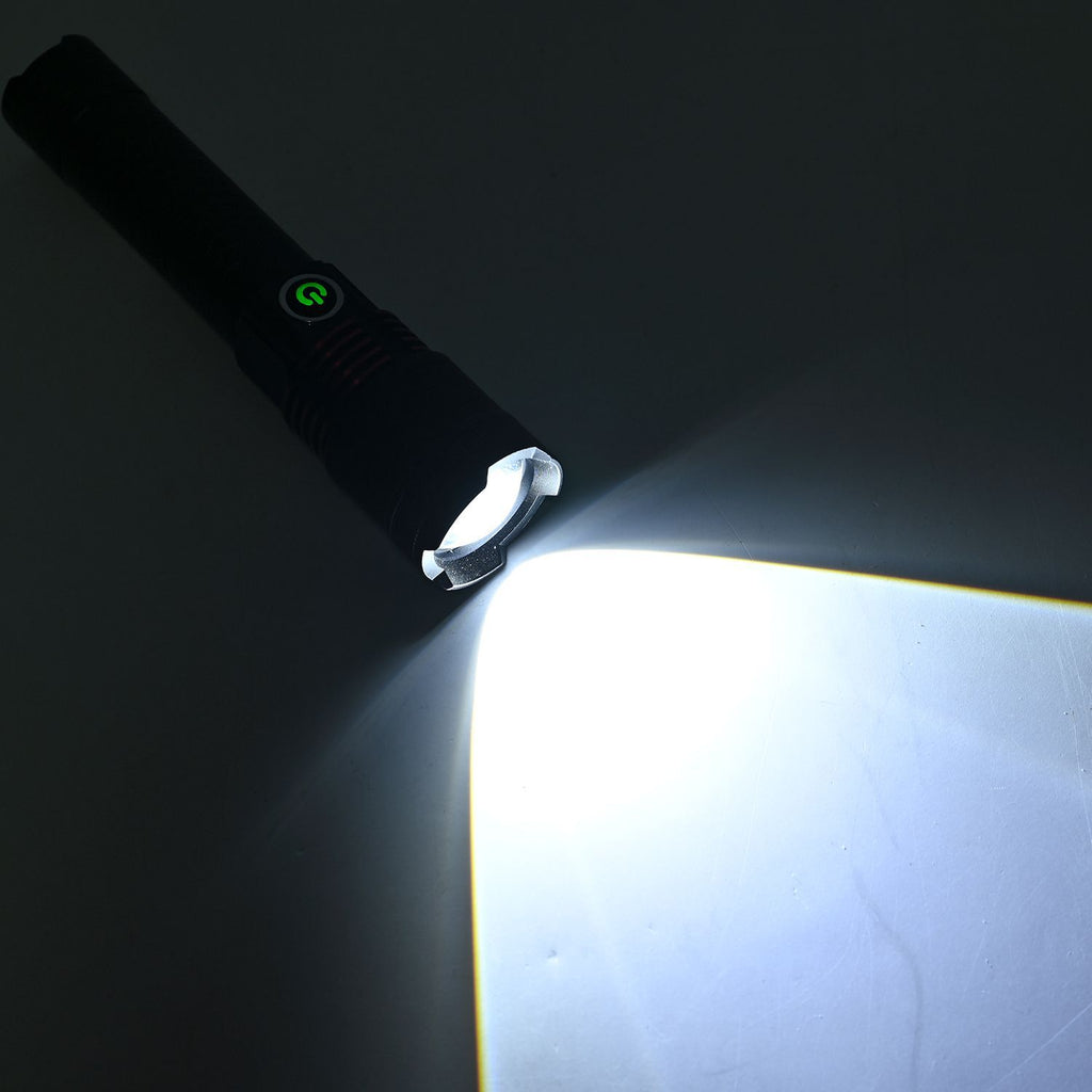 Hochleistungs LED-Taschenlampe mit Zoom-Funktion mit 3 Beleuchtungsmodi