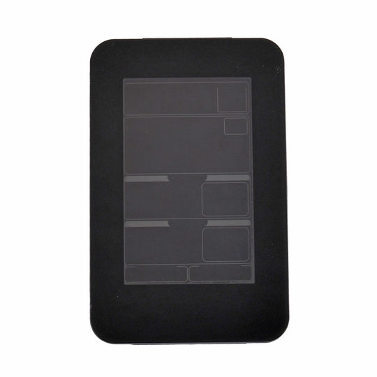 TechVision kabellose digitale Wetterstation, Innen-Außentemperatur, 18.5x12x2.5cm, Schwarz/Weiß