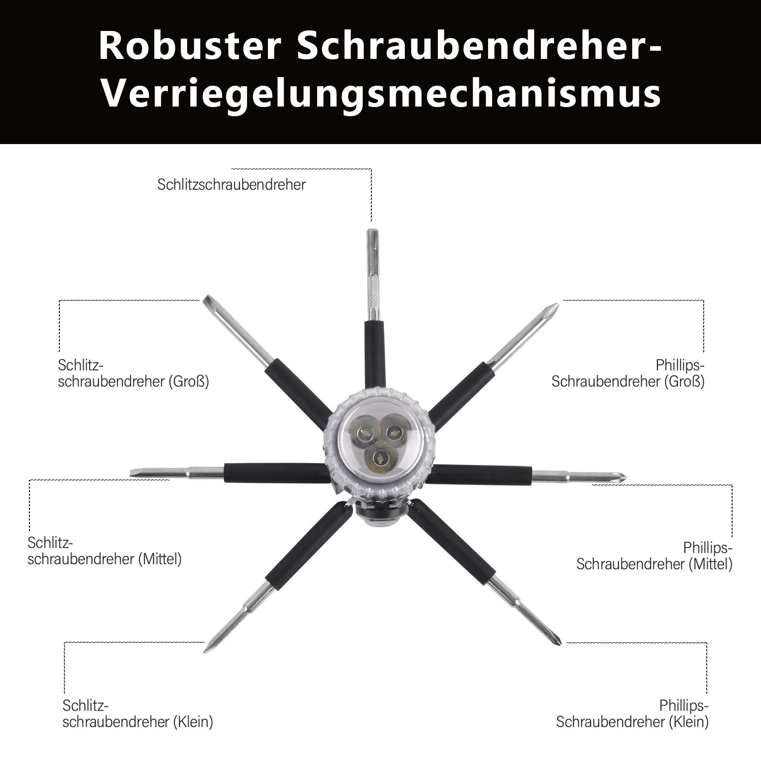 Schwarz und rot