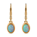 Natürliche, äthiopische Welo Opal-Ohrringe - 1,03 ct.