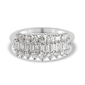 RHAPSODY - Diamant-Ring, zertifiziert VS E-F, 950 Platin (Größe 16.00) ca. 1.00 ct