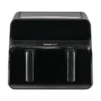Heißluftfritteuse Deluxe: 8,5L Kapazität, 1700W, Touch-Display und Dual-Korb-System, schwarz