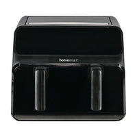 Heißluftfritteuse Deluxe: 8,5L Kapazität, 1700W, Touch-Display und Dual-Korb-System, schwarz