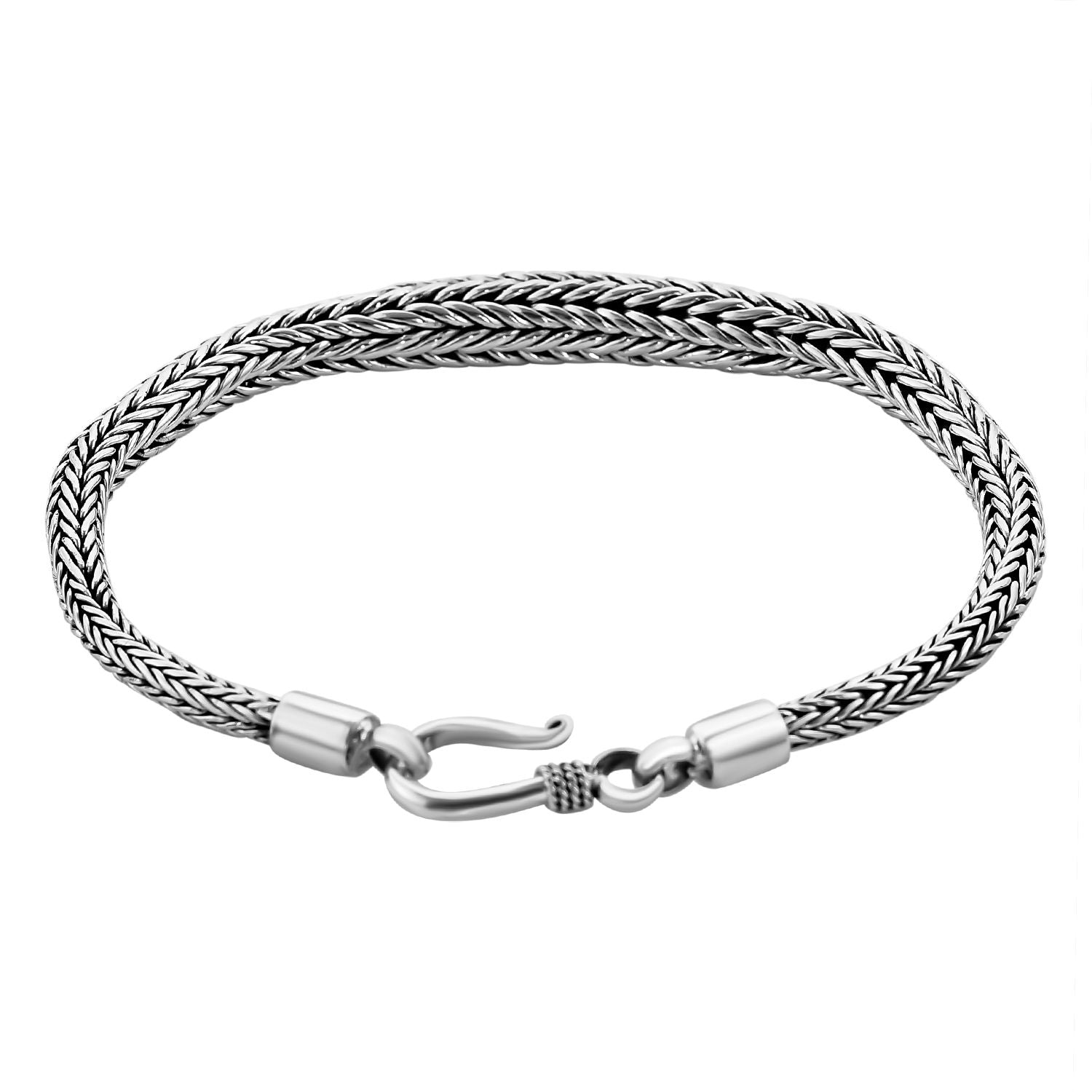 Royal Bali Kollektion - 925 Silber, Tulang Naga Armband ca. 19 cm ca. 18,62g