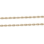 Mariner Kette, 925 Silber vergoldet, ca. 50 cm ca. 2,19g