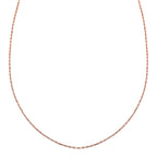 Mariner Kette, 925 Silber rosévergoldet, ca. 50 cm, ca. 2,20g