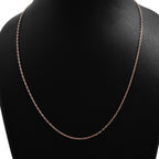 Mariner Kette, 925 Silber rosévergoldet, ca. 50 cm, ca. 2,20g