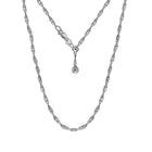 Silber Singapurkette