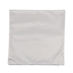 2er-Set, DIY Kissenbezug zum Bemalen mit 8 Textilfarb-Stiften, Größe 45x45 cm, Weiß, Mädchen mit Blumen