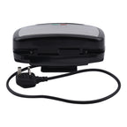 HOMESMART - tragbarer Sandwichmaker mit 3 austauschbaren Einsätzen, Größe 24x23x9 cm, Schwarz