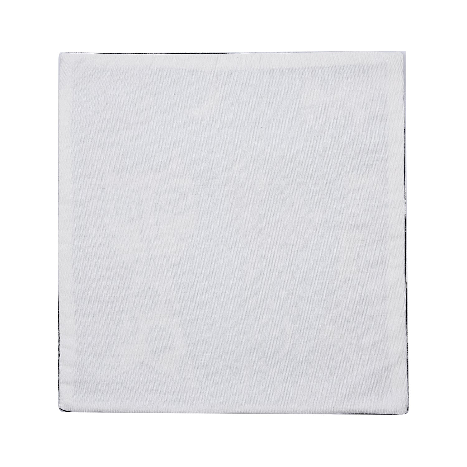 Kissenbezug mit Picasso-inspirierter Stickerei, 100% Baumwolle, 43x43cm, Gesichter