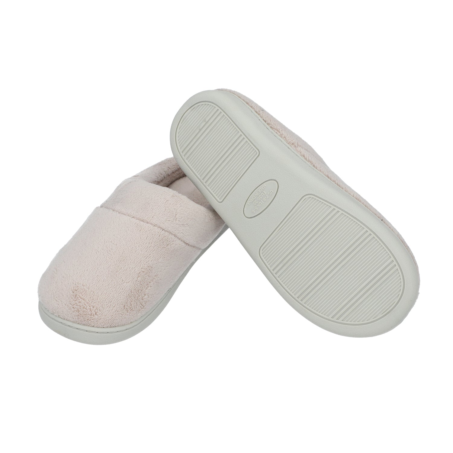 Anti-Ermüdung Comfort Memory Foam Hausschuhe, Größe 37, Beige