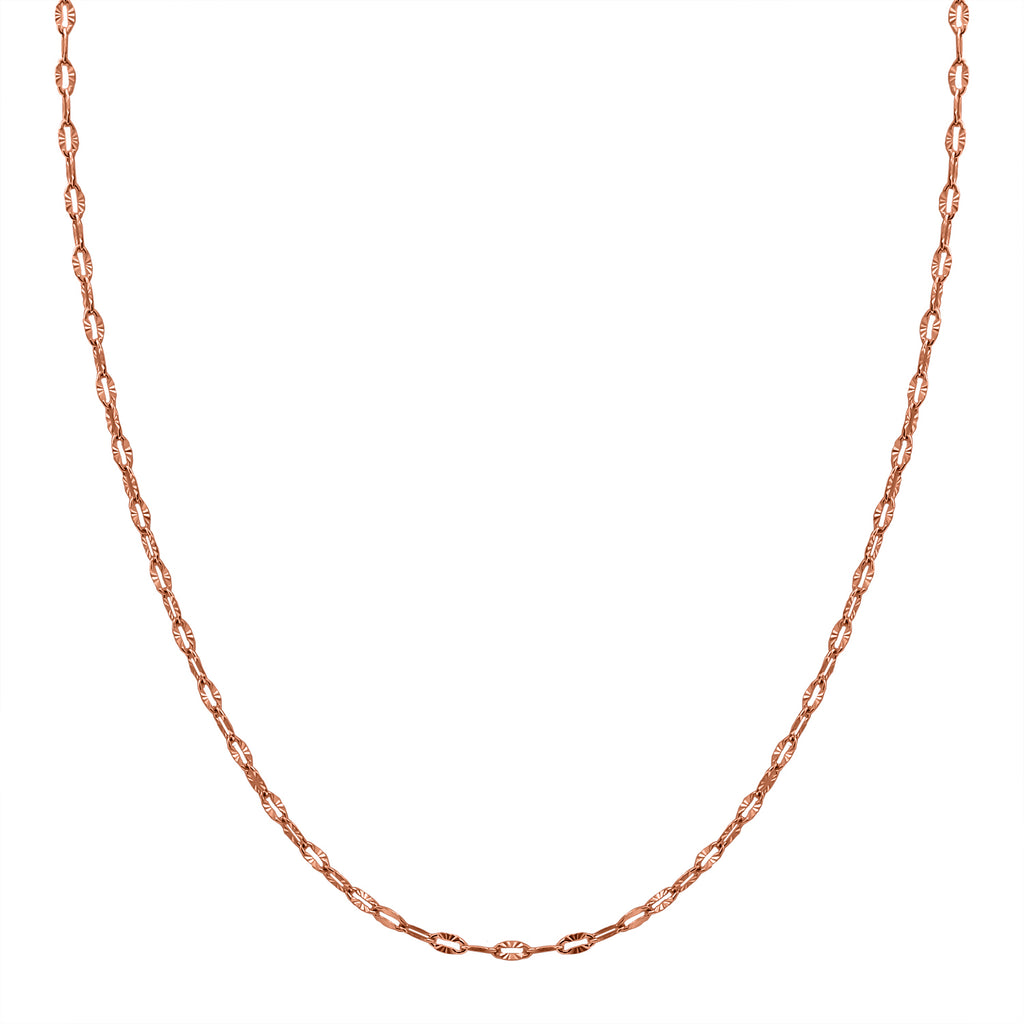 925 Silber rosévergoldet Kette ca. 75 cm ca. 4,08g