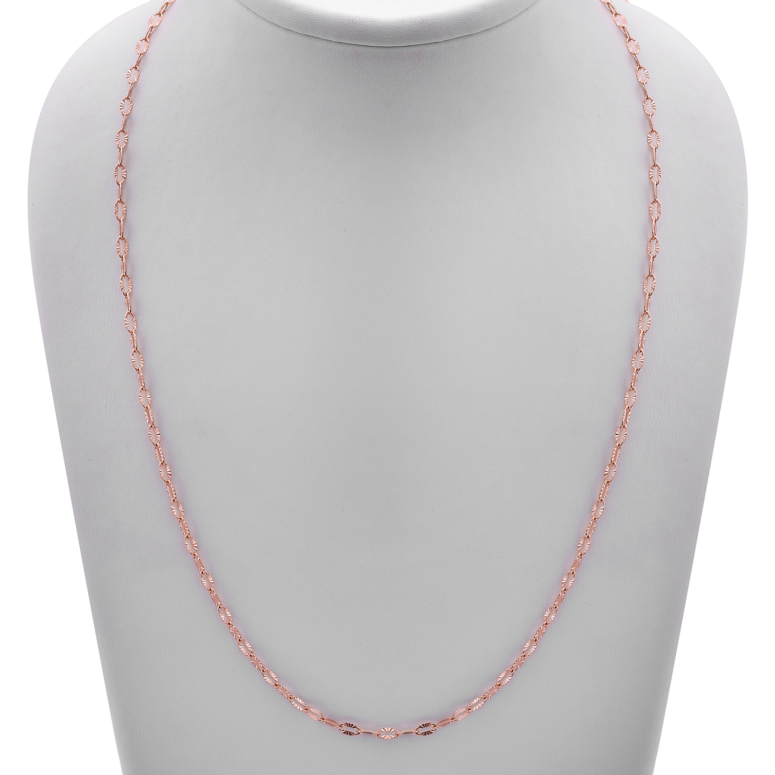 925 Silber rosévergoldet Kette ca. 75 cm ca. 4,08g